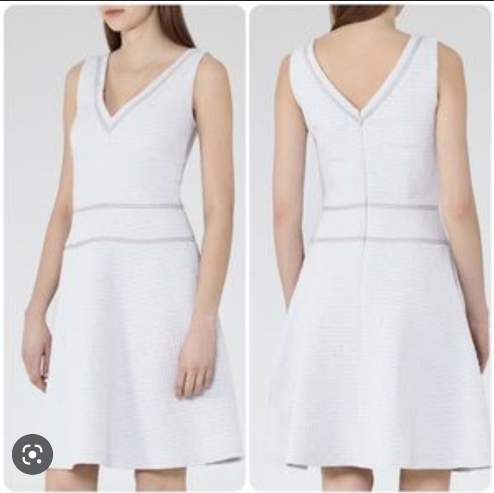 Reiss Nelly textured dress